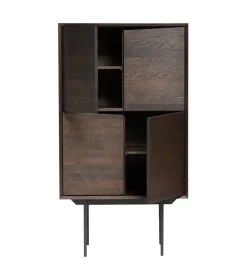 MUUBS Cabinet high Wing Solid oak Online