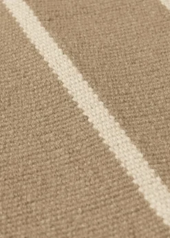 Ferm Living Calm Kelim Mat 50 x 70 - Dark Sand/Off-white Discount