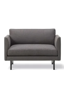 Fredericia Furniture Calmo Lounge Chair 95 5651 by Hugo Passos Fiord 391 / Black New