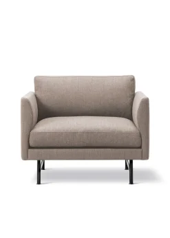 Fredericia Furniture Calmo Lounge Chair 80 5621 by Hugo Passos Fiord 271 / Black Clearance