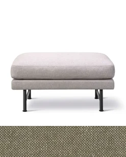 Fredericia Furniture Calmo Ottoman 80 5620 by Hugo Passos