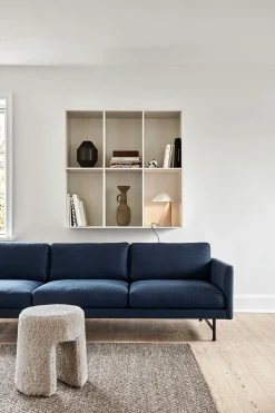 Fredericia Furniture Calmo Sofa 80 5623 by Hugo Passos Sunniva 717 / Black Clearance