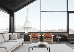 Fredericia Furniture Calmo Sofa 80 5623 by Hugo Passos Sunniva 717 / Black Clearance