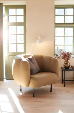 Warm Nordic Cape Stitch Lounge Chair Barnum 2 (Sand) Hot