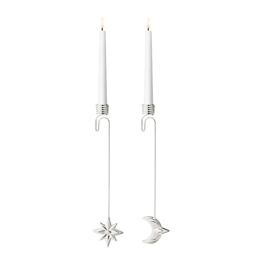 Georg Jensen Cc 2024 Candleholder Set Moon & Star
