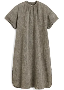 Aiayu Cille Dress Linen Brown New