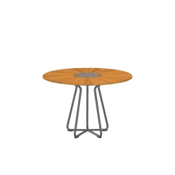 HOUE Circle Dining Table Table top: Bamboo/Granite / Frame: Grey aluminum - Ø110 Discount