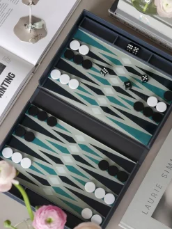 PRINTWORKS Classic - Backgammon Blue Hot