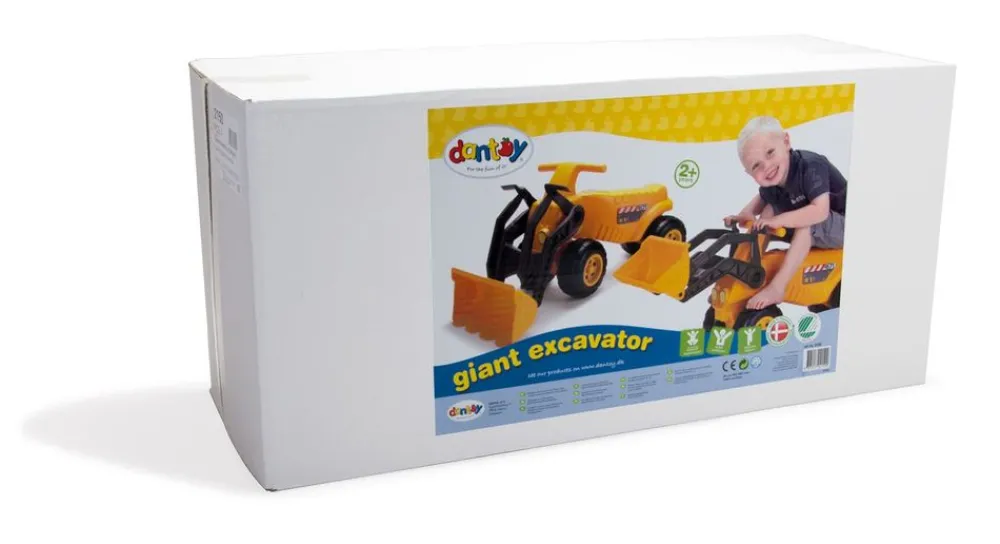 Dantoy Classic Giant Excavator Yellow Outlet