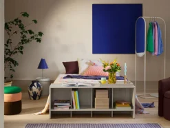 Broste CPH Cleo Box Meerkat Brown/Rainy Day Grey Best