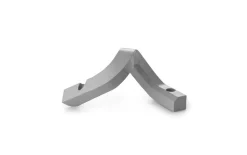 Normann Copenhagen Crooked Candlestick Two Aluminium Warm Grey Online