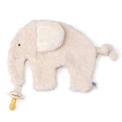 Sebra Cuddle cloth with pacifier holder Rose Hot