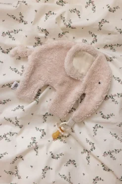 Sebra Cuddle cloth with pacifier holder Rose Hot