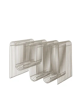 AYTM Curva Magazine Holder Taupe Best