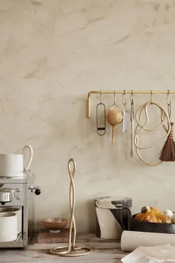 Ferm Living Curvature - Paper Towel Holder Brass Hot