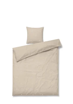 JUNA Daisy Bed Linen Sand/White Online