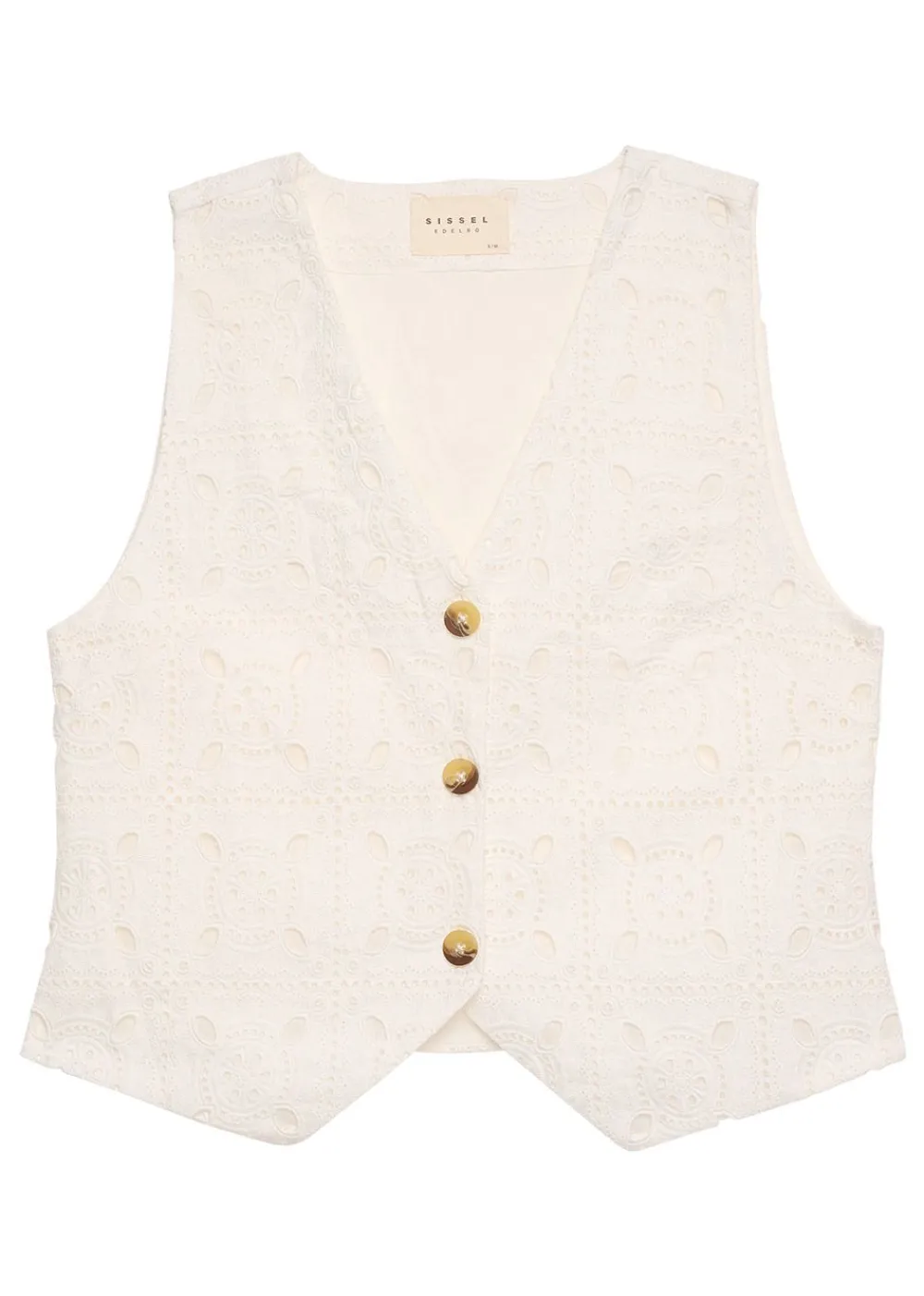 Sissel Edelbo Debbie Vest Cream Clearance