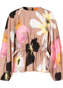 Stine Goya Double Buckle Raglan Top Wild Flowers Clearance