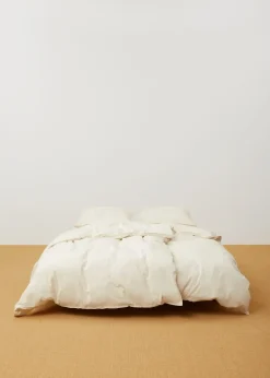 Aiayu Duvet Set - 140 x 220 + pillowcase Pure Ecru Outlet