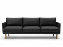 Bruunmunch EMO Sofa 3-Sitzer Black Anilin Leather Online