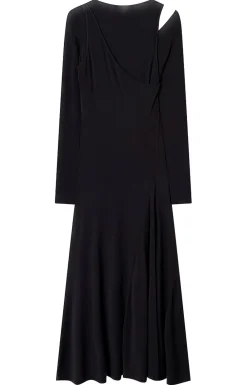 Wood Wood Erica Wrap Dress Black New