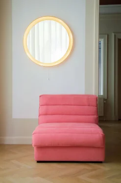 ATBO Floris Wall Mirror Cappuccino-coloured metal with brass frame Best