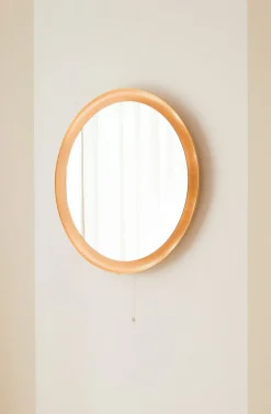 ATBO Floris Wall Mirror Cappuccino-coloured metal with brass frame Best