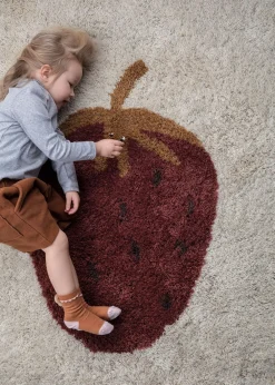 Ferm Living Fruiticana Tufted Rug Strawberry Sale