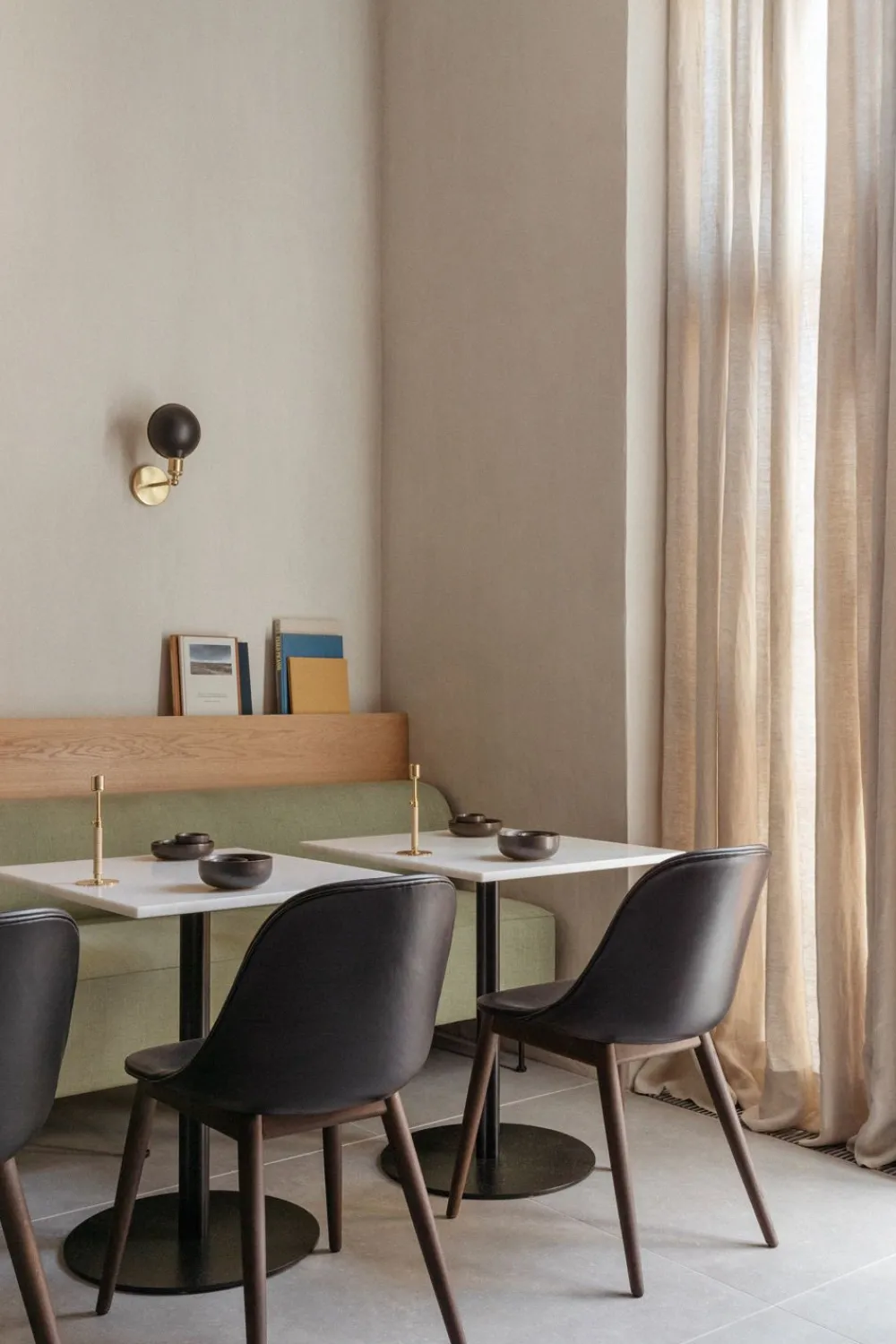 Audo Copenhagen Harbour Side Dining Chair / Dark Stained Oak Base