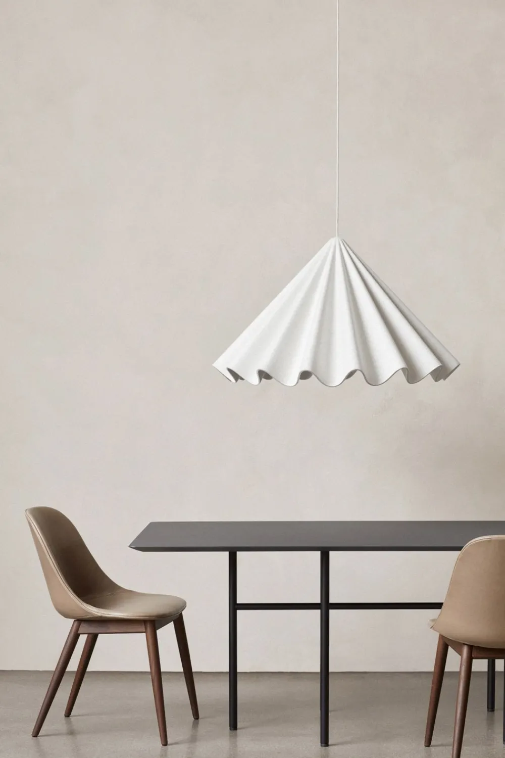 Audo Copenhagen Harbour Side Dining Chair / Dark Stained Oak Base