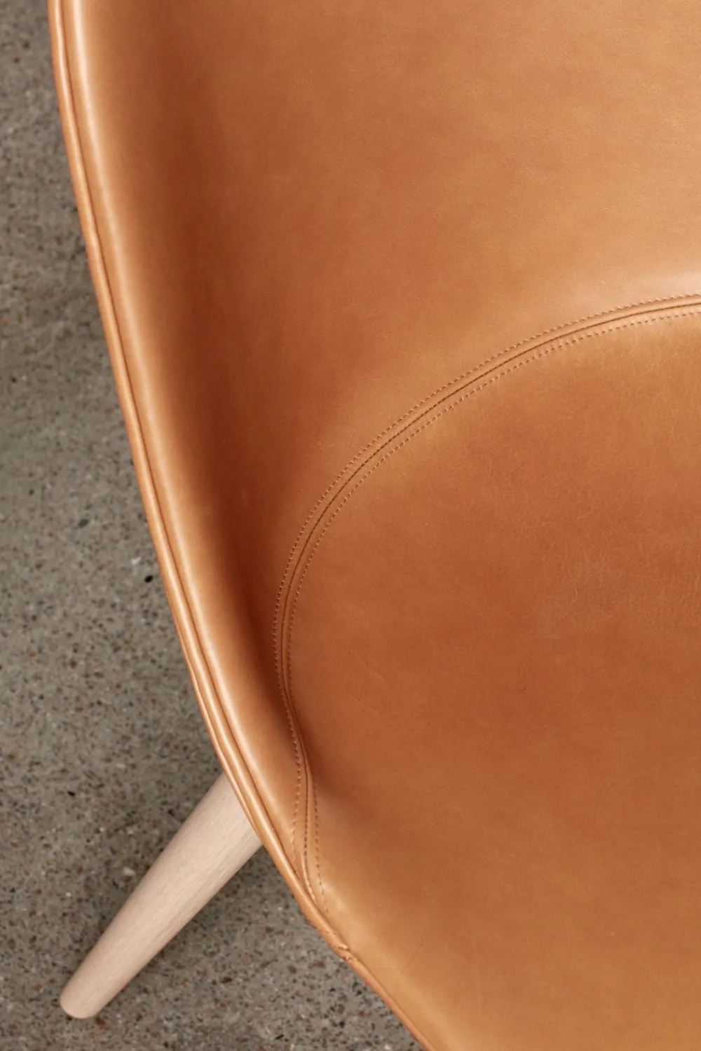 Audo Copenhagen Harbour Side Dining Chair / Dark Stained Oak Base