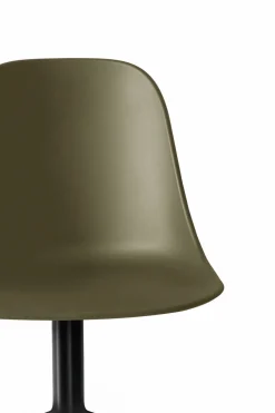 Audo Copenhagen Harbour Side Dining Chair / Black Star Base w. Swivel Olive Clearance