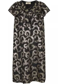 Mos Mosh Hatty Azzy Dress Gold Hot