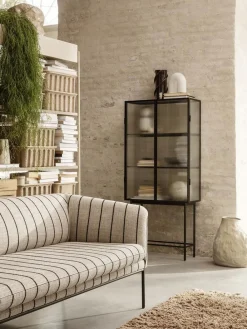 Ferm Living Haze Vitrine - Reeded Glass