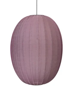 Made by Hand High oval Knit-wit - 65 pendant Burgundy Clearance