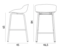 Normann Copenhagen Hyg Barstol by Simon Legald
