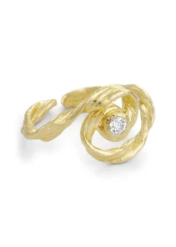 Pure By Nat Idun Coil Ring G/P w. Zircon Fashion