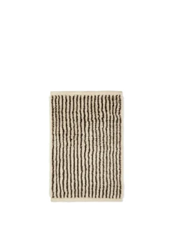 Ferm Living Kami Knotted Rug 120 x 180 - Off-white/Coffee Hot
