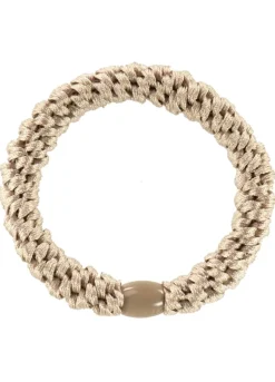 Bon Dep Kknekki Hair Ties Beige w. Hint of Pink Clearance