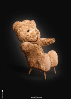 Brainchild Klassisk – Sort – Bamse 145 DKK – 1.250 DKK Ingen ramme - Stock sale Fashion