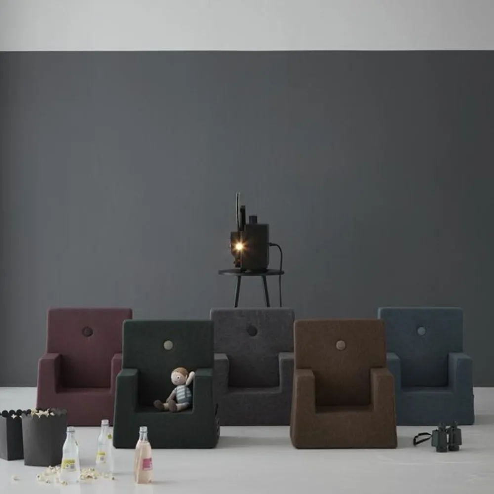 By KlipKlap Klip Klap KK Kids Chair XL Multi Grey w/ Grey Fashion