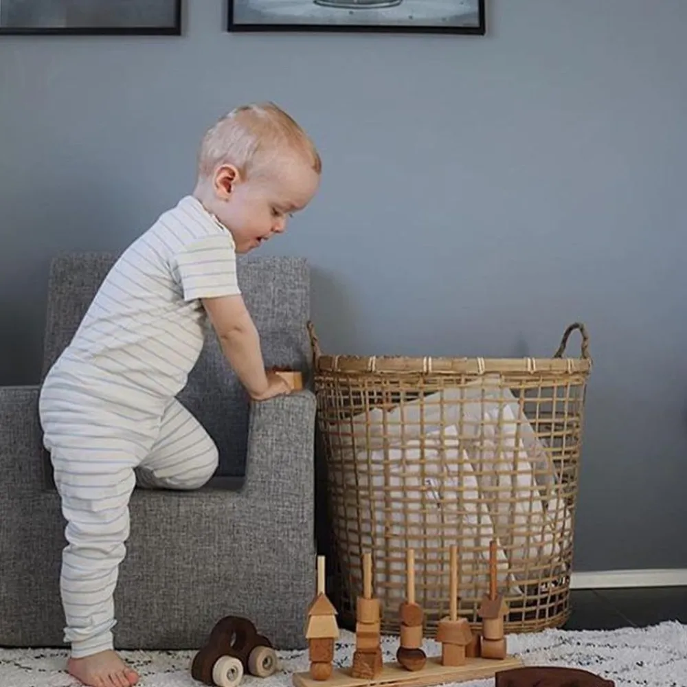 By KlipKlap Klip Klap KK Kids Chair XL Deep Green w/ Light Grey New