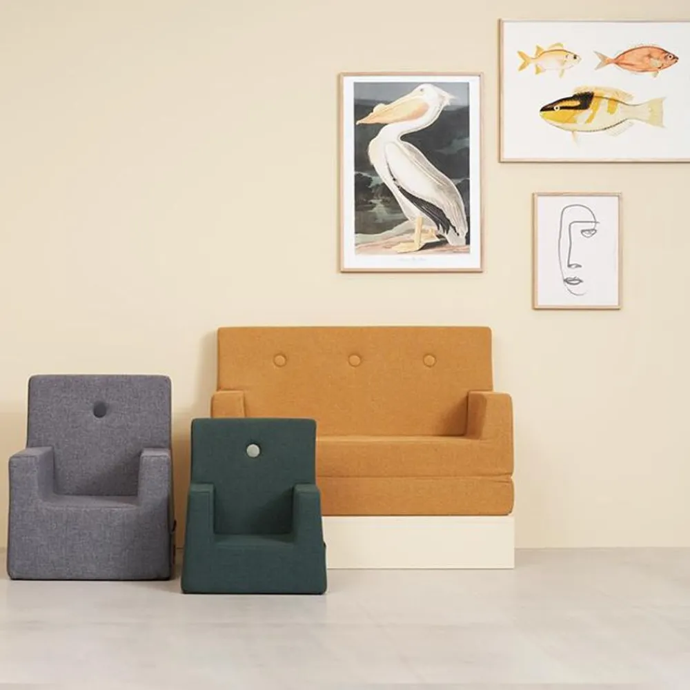 By KlipKlap Klip Klap KK Kids Chair XL Soft Rose w/ Rose Discount