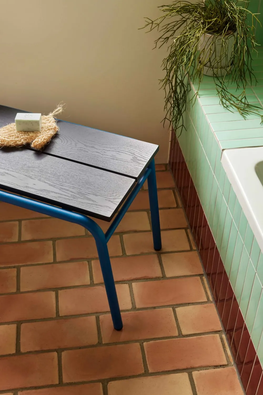 Hübsch Koi Bench Blue,Dark blue Best