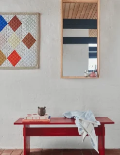 OYOY LIVING Kotai Bench Cherry Red Discount