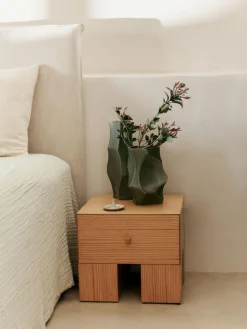 Ferm Living Kuben Bedside Table 1x1 Natural Oak Veneer Online