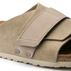 Birkenstock Kyoto Nubuck/Suede Taupe Fashion