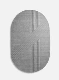 Woud Kyoto Rug (oval) Grey New