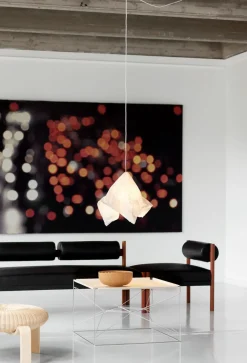 A. Petersen Lamp by Poul Christiansen White/Brass Best