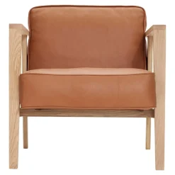 Andersen Furniture LC1 Loungechair Cognac Leather/Oak White matt lacquer Online